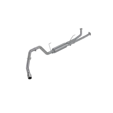 Cat Back Exhaust System Single Side Exit T409 Stainless Steel For 07-08 Toyota Tundra 4.7/5.7L, EC-Std. and SB/Crew Cab/Short Bed 09-09 Toyota Tundra 4.7L, EC-Std. and SB/Crew Cab/Short Bed MBRP