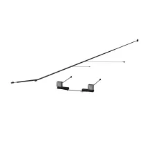 24-26 Ford Ranger, Black-Coated, Bumper Light Kit Flood Beam MBRP
