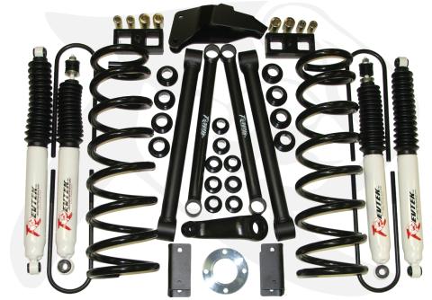 Ram 2500 4.5 Inch Front 2.5 Inch Rear Axle Forward Suspension System 10-13 Ram 2500 4WD Gas/Hemi Revtek