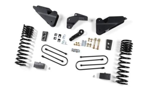 13-18 RAM 3500 4 Inch Lift Kit Gas 2 Inch Rear Block No Shocks Zone Offroad