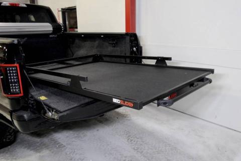 Bedslide Classic 65 Inch x 48 Inch Black 5.5 Foot Super Shortbed Chevy Silverado Crew Cab/Ford F150 Crew Cab/Ford Raptor/Dodge 5.7 Foot Shortbeds