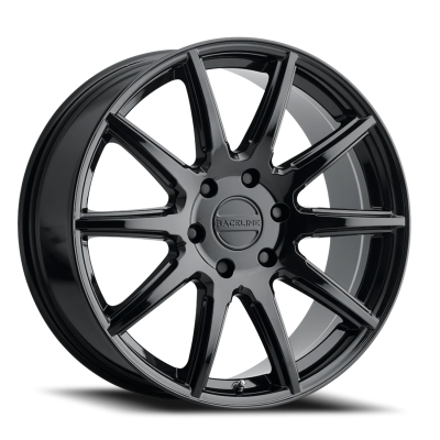 Aluminum Wheels 20x8.5 Spike 159 GB Gloss Black 15 Offset 5 on 139.7 Bolt Pattern 106.5 Bore Raceline