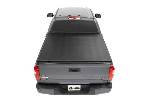 EZ-Fold Soft Tri-Fold Tonneau EZ-Fold  Cover For Toyota 2005-2023 Tacoma 5.0 Foot Black Tailgate Spoiler Not Included Bestop