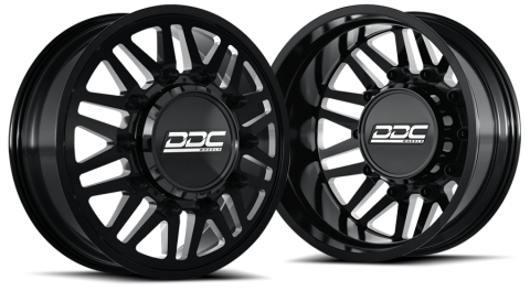  Dually Wheels Aftermath Black/Milled 20X8.25 8X210 Silverado/Sierra 11-25 DDC Wheels