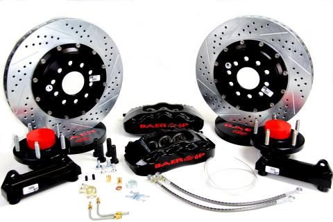 Brake System 13 Inch Front Pro+ Black 37-48 Ford Truck BAER Brakes