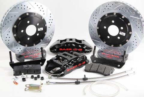 Brake System 15 Inch Front Extreme+ Black 09-14 Ford Raptor 2/4WD Includes Raptor BAER Brakes