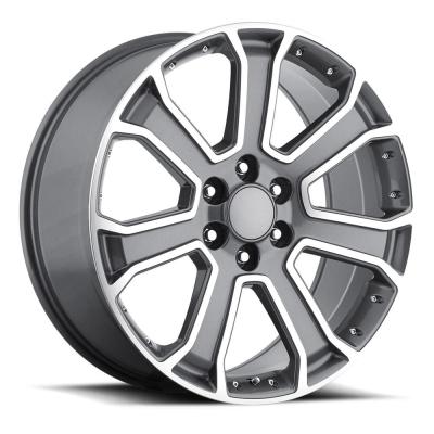 22X9 6X5.5 +31 HB 78.1 2015 Yukon Denali Grey Machine Face With Cap Factory Reproductions