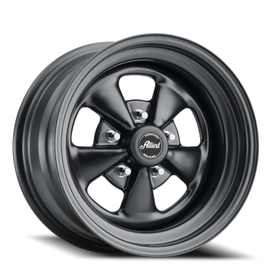 Steel Wheels 15x8 65B Super Spoke Black 5 On 114.3/5 On 120.65 Bolt Pattern -6 Offset Allied Wheels