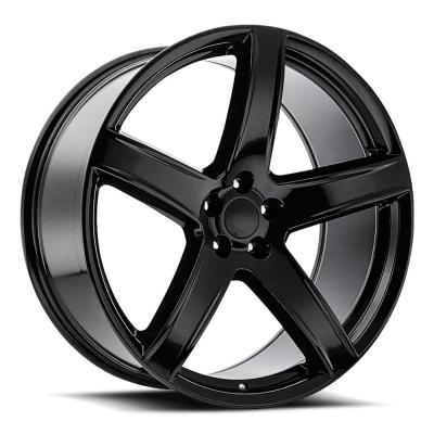 22X10 5X5.5 +25.4 HB 77.8 Hellcat Hc2 Gloss Black With Cap Factory Reproductions