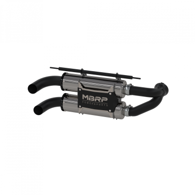 Stacked Dual Slip On Exhaust Pipe Performance Series For 11-14 Polaris RZR 900 All Models MBRP
