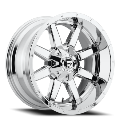 Aluminum Wheels 22X12 Maverick D536 6 On 135/6 On 139.7 Chrome 106.1 Bore -45 Offset Fuel Off Road Wheels