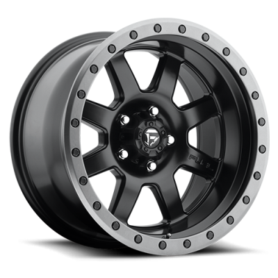Aluminum Wheels 17X8.5 Trophy D551 5 On 139.7 Matte Black 108 Bore -6 Offset Fuel Off Road Wheels