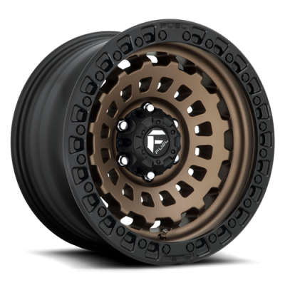 Aluminum Wheels 20X9 Zephyr D634 6 On 135 Matte Bronze W/Black Bead Ring 87.1 Bore 20 Offset Fuel Off Road Wheels