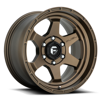 Aluminum Wheels 18X9 Shok D666 6 On 135 Matte Bronze 87.1 Bore 20 Offset Fuel Off Road Wheels