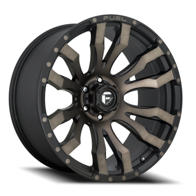 Aluminum Wheels 17X9 Blitz D674 6 On 139.7 Matte Black Double Dark Tint 106.1 Bore 1 Offset Multi Spoke Fuel Off Road Wheels