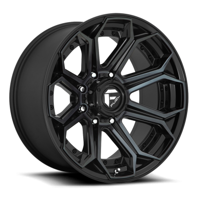 Aluminum Wheels 20X10 Siege D704 8 On 180 Gloss Black Machined Double Dark Tint 124.2 Bore -18 Offset Fuel Off Road Wheels