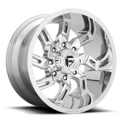 Aluminum Wheels 22X10 Lockdown D746 6 On 135 Chrome 87.1 Bore -18 Offset Fuel Off Road Wheels