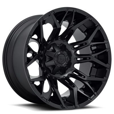 Aluminum Wheels 22X12 Twitch D772 8 On 165.1 Blackout 125.2 Bore -44 Offset Fuel Off Road Wheels