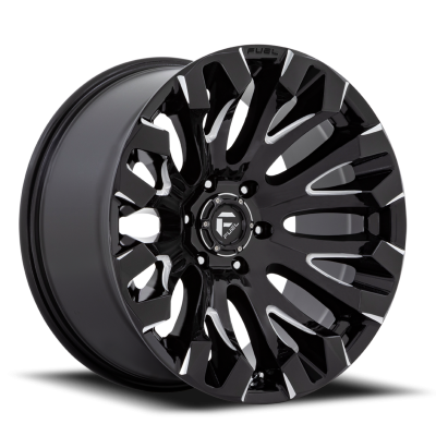 Aluminum Wheels 20X10 Quake D828 6 On 135 Gloss Black Milled 87.1 Bore -18 Offset Fuel Off Road Wheels