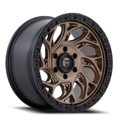 Aluminum Wheels 18X9 Runner OR D841 5 On 139.7 Bronze/Black Ring 78.1 Bore 1 Offset Fuel Off Road Wheels