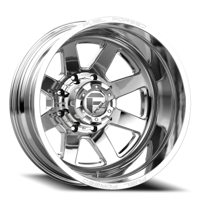 Dually Wheels 22X8.5 FF09D Dually DE09 PO 8 On 200 Polished 142.2 Bore -202 Offset Outer Dually Fuel Off Road Wheels