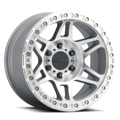 Aluminum Wheels 17x9 Beadlock MR106 Bolt Pattern 8 On 165.1 Offset -44 Lip Size 0 Machined SL Clear Coat Method