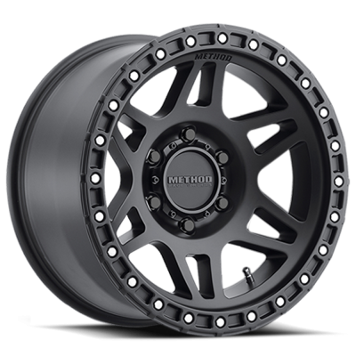 Aluminum Wheels 17x9 MR312 Bolt Pattern 6 On 139.7 Offset -12 Lip Size 0.91 Matte Black MB Method
