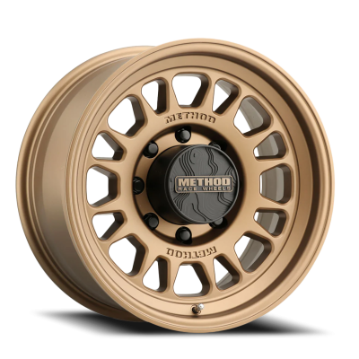 Aluminum Wheels 18x9 MR318 Bolt Pattern 8 On 180 Offset 18 Lip Size 1.89 Method Bronze BZ Method