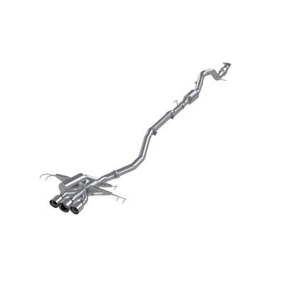 2017-2021 Honda Civic Type R 2.0L T304 Stainless Steel 3 Inch Cat-Back Triple Rear Outlet MBRP
