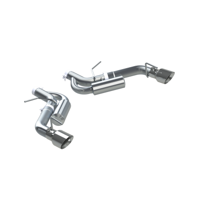 3 Inch Dual Axle Back For 16-24 Chevrolet Camaro SS T409 Stainless Steel MBRP