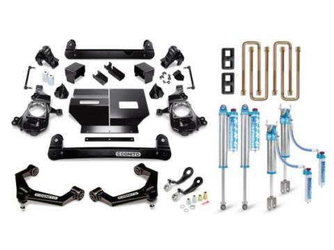 4-Inch Elite Lift Kit with King 2.5 Reservoir Shocks for 20-24 Silverado/Sierra 2500/3500 2WD/4WD Cognito Motorsports Truck