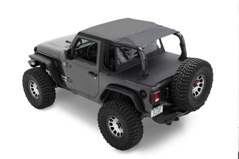 Duster Deck Cover Jeep '18-26 Wrangler JL 2-Door Black Diamond Bestop