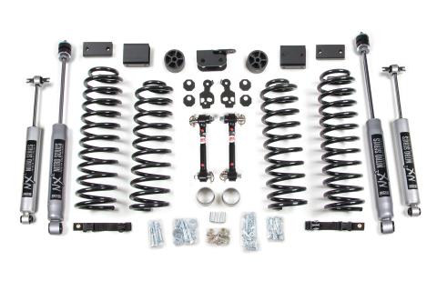 3 Inch Lift Kit Jeep Wrangler JK 12-18 2-Door Sway Bar Disconnects NX2 Nitro Shocks