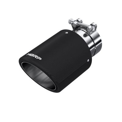 Exhaust Tip 4.5 Inch O.D. Dual Wall Angled 3 Inch Inlet 7.7 Inch Length Carbon Fiber MBRP