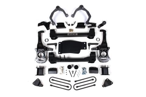 4 Inch Lift Kit for 25-Up Silverado/Sierra 1500 Denali High Country 4WD w/ ARC, 3 Inch Rear Block Spacer Front Rear Shock Spacer Zone Offroad