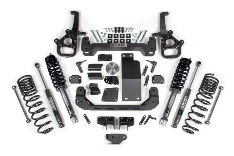2025 Ram 1500 Rebel 4WD 5 Inch Suspension Lift Kit, 4 Inch Rear Lift, Coil Spring - Strut Spacer, Fox 2.0 Adventure Series Shocks Zone Offroad