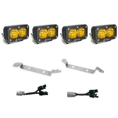S2 Sport OEM Fog Light Replacement Kit 2024-on Toyota Tacoma TRD Pro/Trailhunter Amber Baja Designs