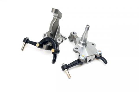 Truturn System For 1967-1969 Camaro and Firebird Ridetech Spindles Steering Arms Tie Rods And Forged Center Link Ridetech