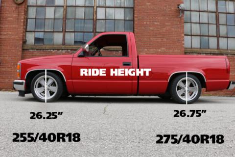 Streetgrip Suspension System For 1988-1991 C1500 Ld Spindle And 10 Bolt Ld Drop Spindles Front Lowering Springs C-Notches Flip Brackets Shock Relocation Brackets Front And Rear HQ Shocks And Hardware Ridetech