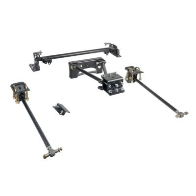 Bolt-On Wishbone For 1982-2003 S10 2WD W/ 8.5 Inch Differential R-Joints Lower Bars Wishbone Mounting Brackets Cross Members And Hardware Powder Coated Black For Use W/ Shockwaves Or Coil-Overs Sold Separately Ridetech