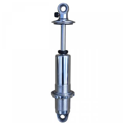 Polished HQ Coil-Over Shock W/ 3.6 Inch Stroke And 2 Inch Stud Mount Universal 1 Rebound Adjustable Shock Spring Mounts Delrin Spring Washers And Bearing Spacers 1/2 Inch And 5/8 Inch 9.7 Inch X 13.3 Inch W/ A 11.5 -11.75 Inch Ride Height Ridetech