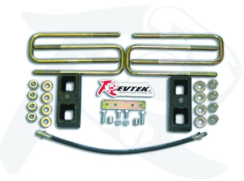 Tacoma 2 Inch Rear Block Rear Block Kit For 96-04 Tacoma PreRunner RevTek