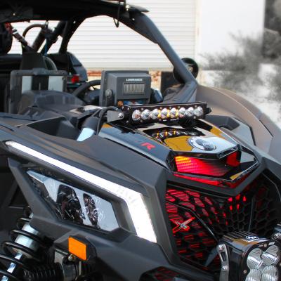 Can-Am X3 Shock Mount Kit w/10in S8 Light Bar Baja Amber Baja Designs