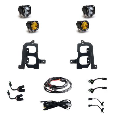 GMC 1500 (19-On) Clear Spot/Baja Amber W/C FPK Baja Designs