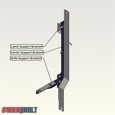 14-18 Tundra Behind The Grille Center Support Kit SDHQ Offroad