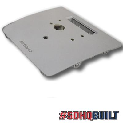 18-20 GM 2500/3500 Switch Pros 9100 Overhead Keypad Mount W/O Sunroof W/O Power Sliding Rear Window With Garage Door Opener Grey Color Panel SDHQ Offroad