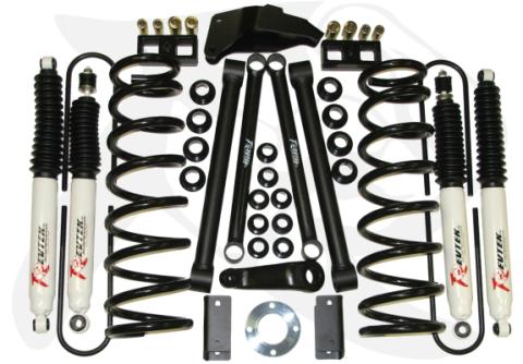 Ram 2500 4.5 Inch Front 2.5 Inch Rear Axle Forward Suspension System 10-13 Ram 2500 4WD Gas/Hemi Revtek
