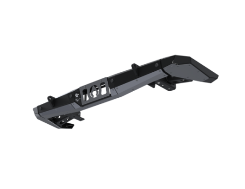 07-Up Jeep Wranger/Gladiator High Clearance Rear No Cut Bumper End Pods Black Powdercoat Steel