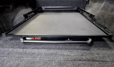 Bedslide Contractor 79 Inch x 48 Inch Black Ford Superduty Shortbed