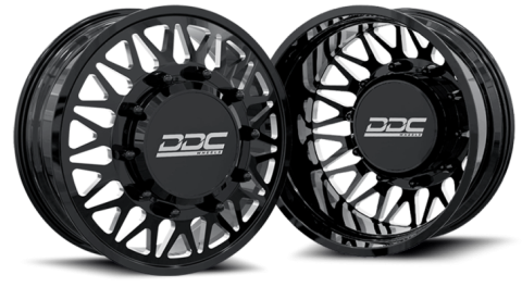 Dually Wheels The Mesh Forged 20x8.25 8x200 Black/Mill 05-25 Ford F-350 Ram 19-25 DDC Wheels